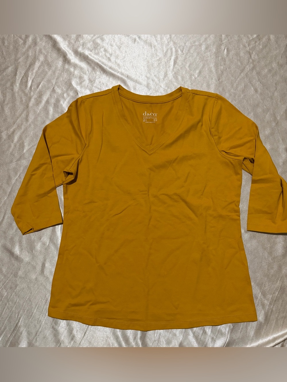 Denim & Co. Essentials Perfect Jersey Knit Top small a516297